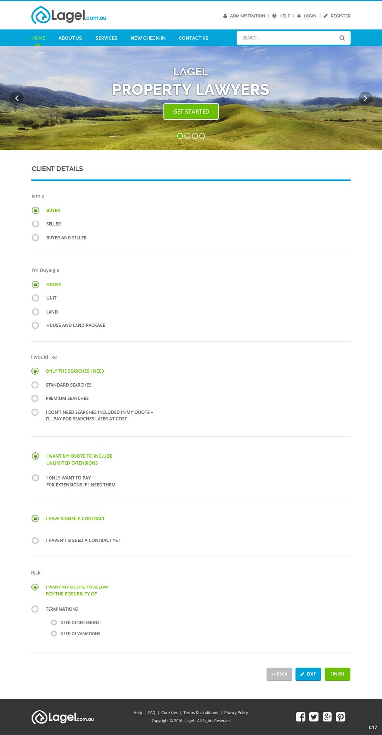 Web Design by pb for this project | Design #9923586