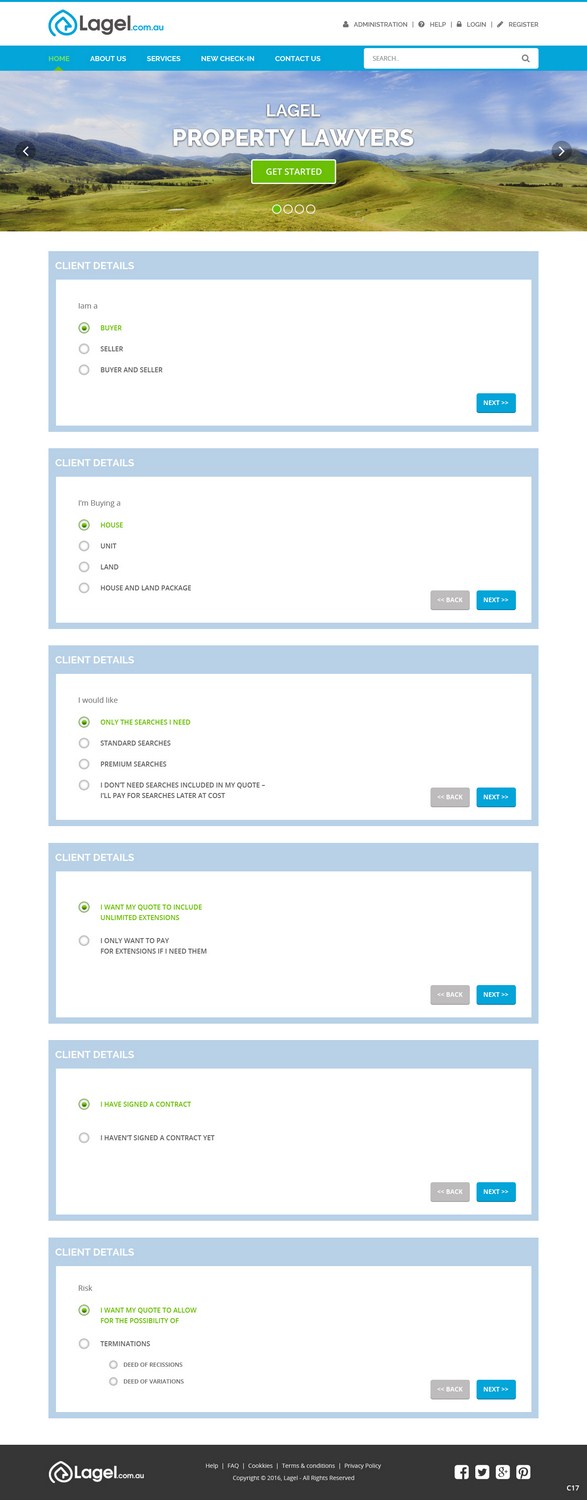 Web Design by pb for this project | Design #9923587