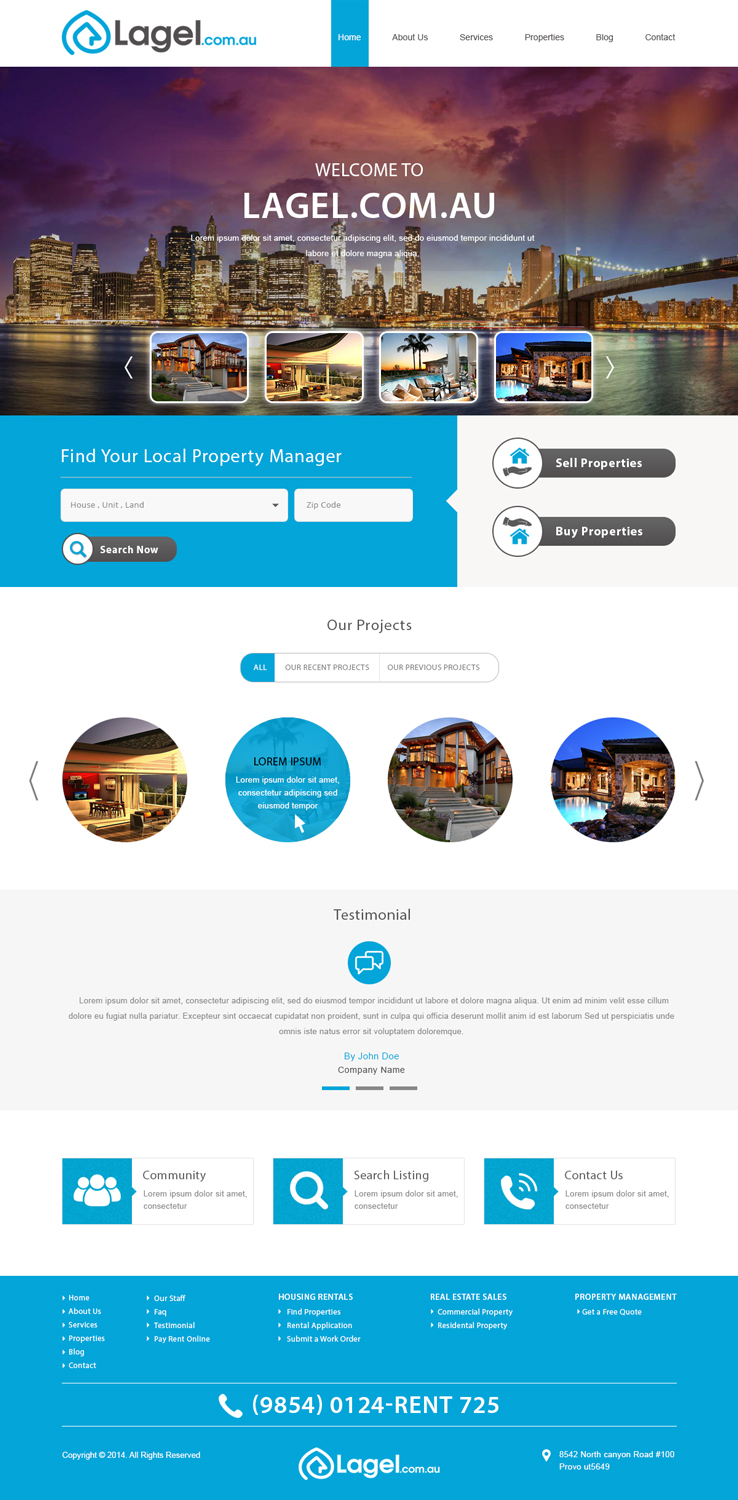 Web Design by Designtraffix for this project | Design #10103454
