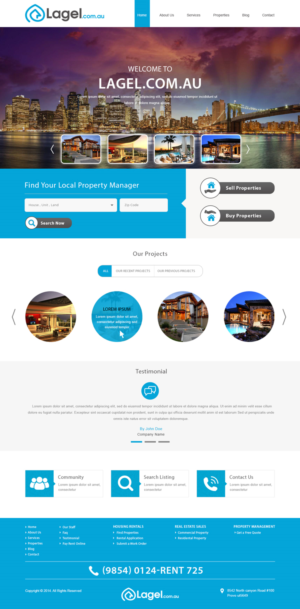 Web Design by Designtraffix for this project | Design: #10103454