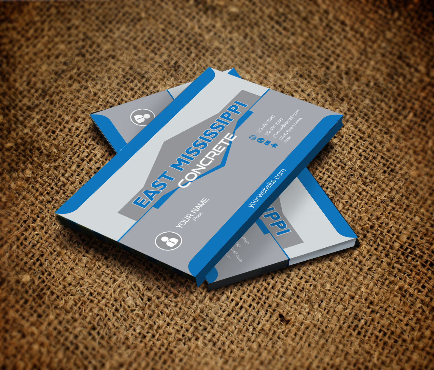 Business Card Design by gayathrik2244 for East Mississippi Concrete | Design #10102494