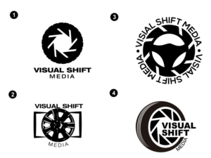 Logo Design by ney@onedaygraphics for Visual Shift Media | Design #9930859