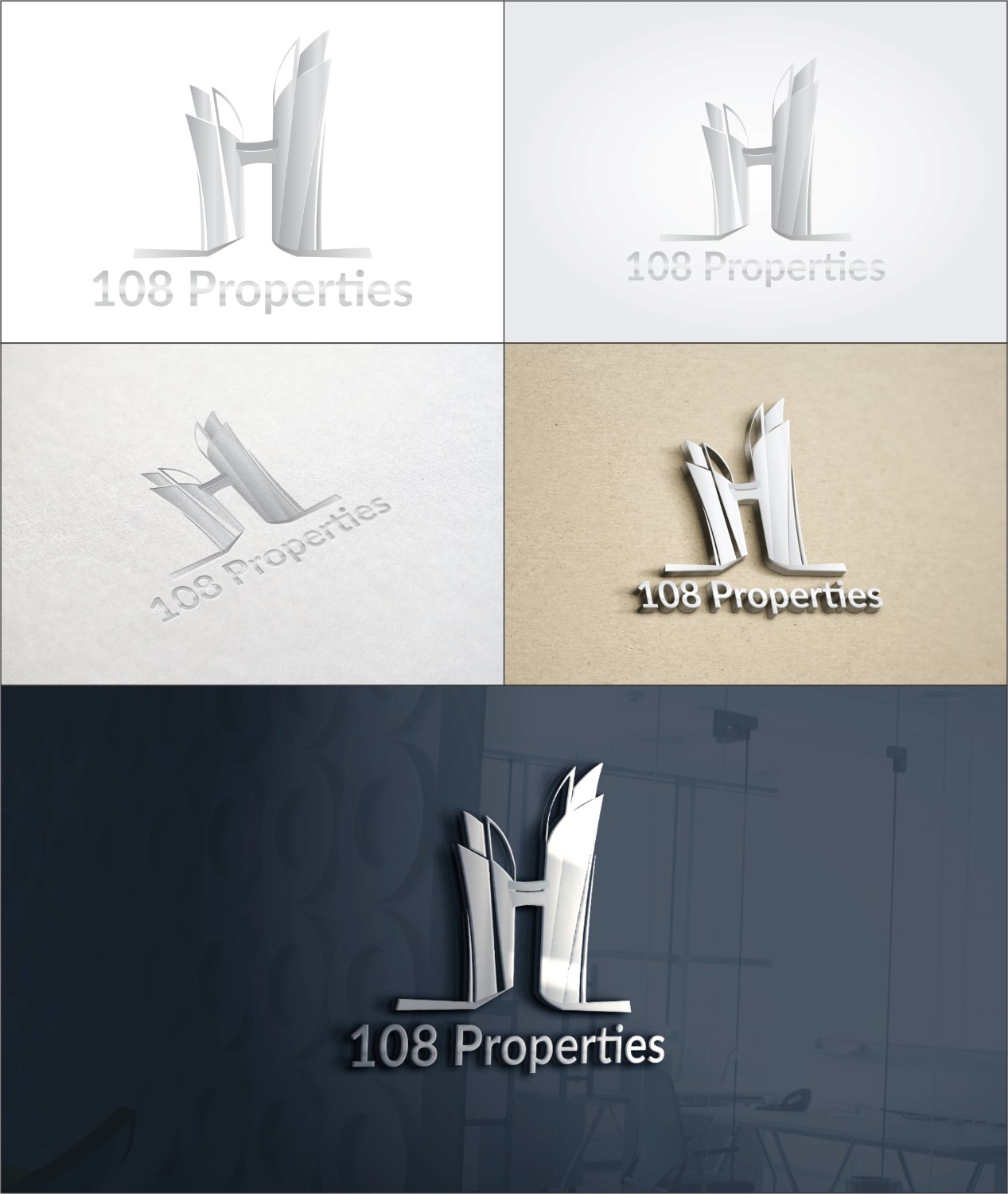 Logo-Design von DG für 108 Properties | Design #10096865