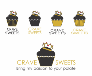 Logo Design by Marilena for Crave Sweets | Design #10276206