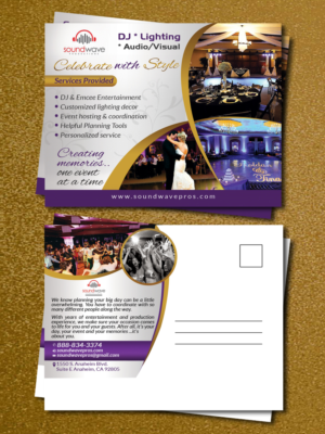 Postcard Design by debdesign for SoundWave Productions Inc. | Design: #9967303