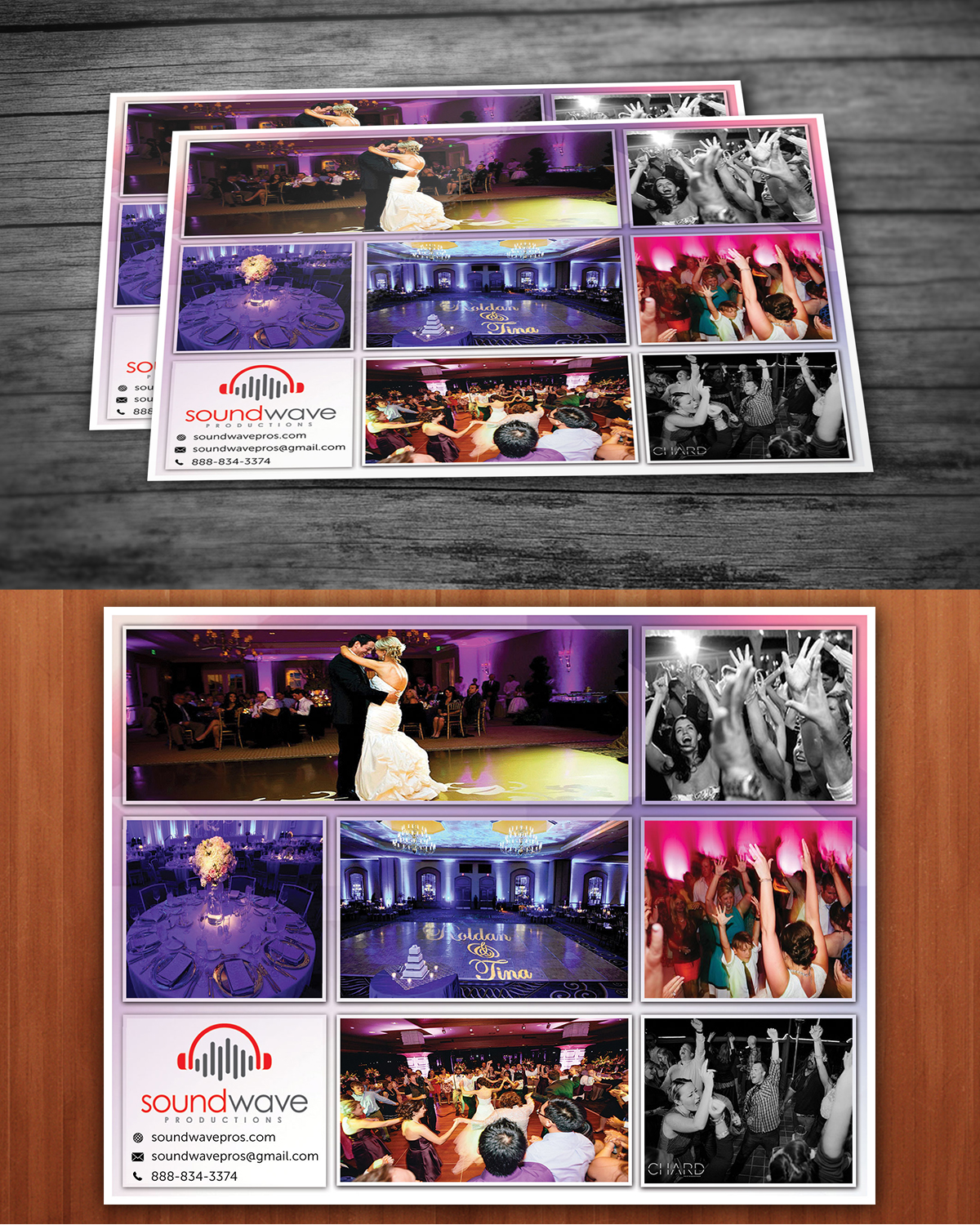 Postcard Design by Aether Designs for SoundWave Productions Inc. | Design #10115321