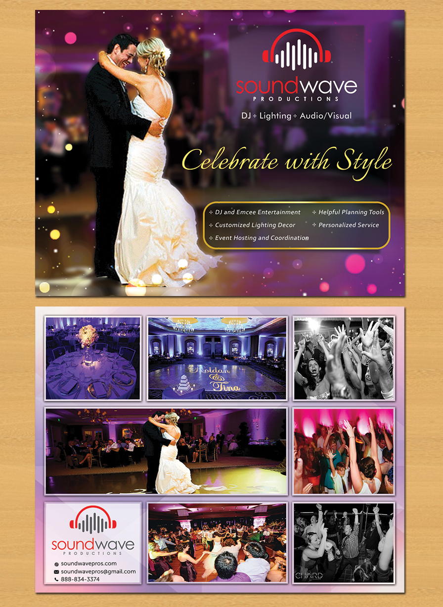 Postcard Design by Aether Designs for SoundWave Productions Inc. | Design #10133344