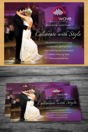Postcard Design by Aether Designs for SoundWave Productions Inc. | Design: #10139731