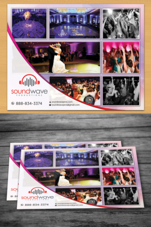 Postcard Design by Aether Designs for SoundWave Productions Inc. | Design: #10139770