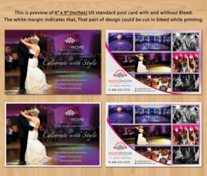Postcard Design by Aether Designs for SoundWave Productions Inc. | Design: #10159835