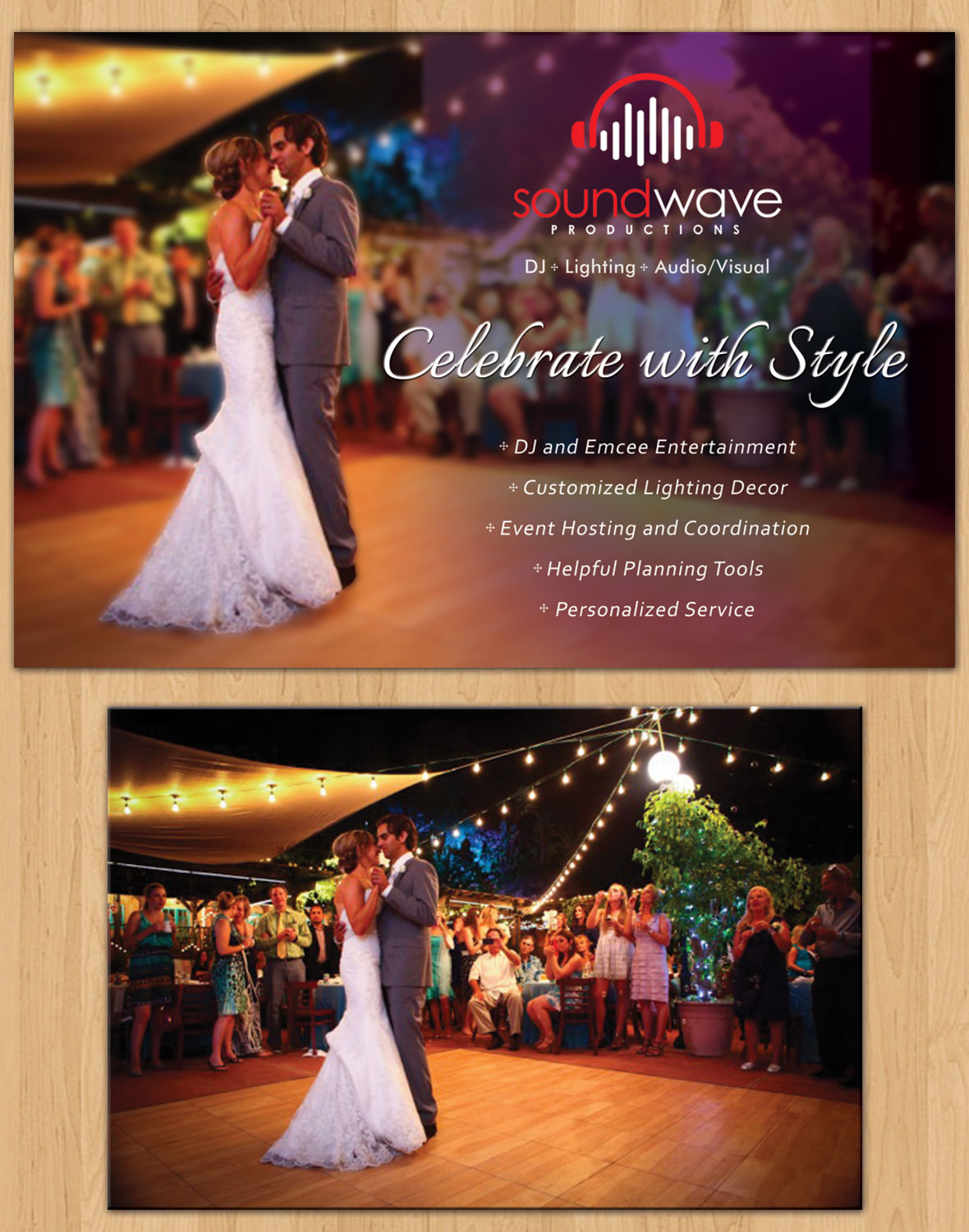 Postcard Design by Aether Designs for SoundWave Productions Inc. | Design #10223825