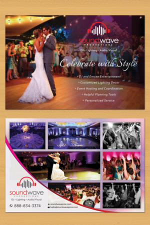 Postcard Design by Aether Designs for SoundWave Productions Inc. | Design: #10235819