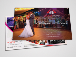 Postcard Design by Aether Designs for SoundWave Productions Inc. | Design: #10247618