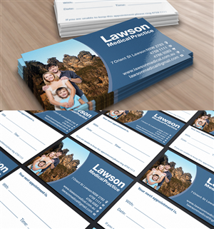 Business card design needed for Lawson Medical Practice | Design de Carte de Visite par JAKUART
