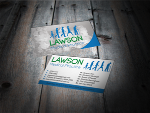 Business card design needed for Lawson Medical Practice | Business Card Design by MT