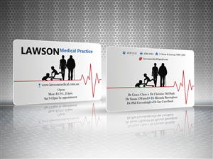 Business card design needed for Lawson Medical Practice | Business Card Design by Cyanide Design