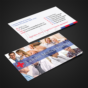 Business card design needed for Lawson Medical Practice | Business Card Design by Harshan