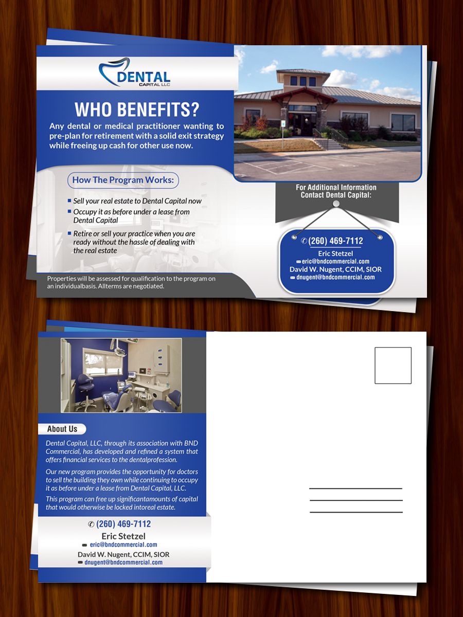 Postcard Design by debdesign for bnd commercial | Design #9944945