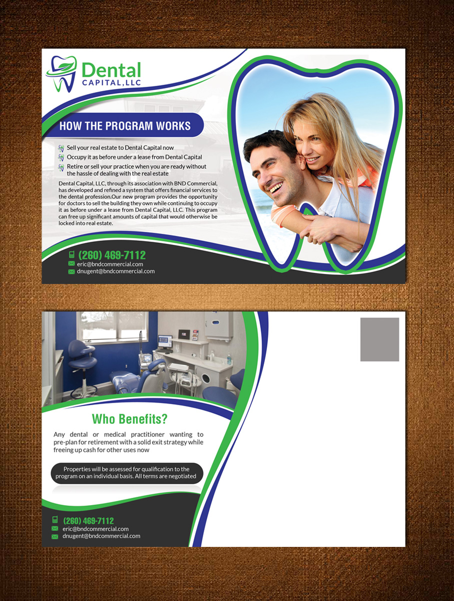 Postcard Design by creative.bugs for bnd commercial | Design #9935229
