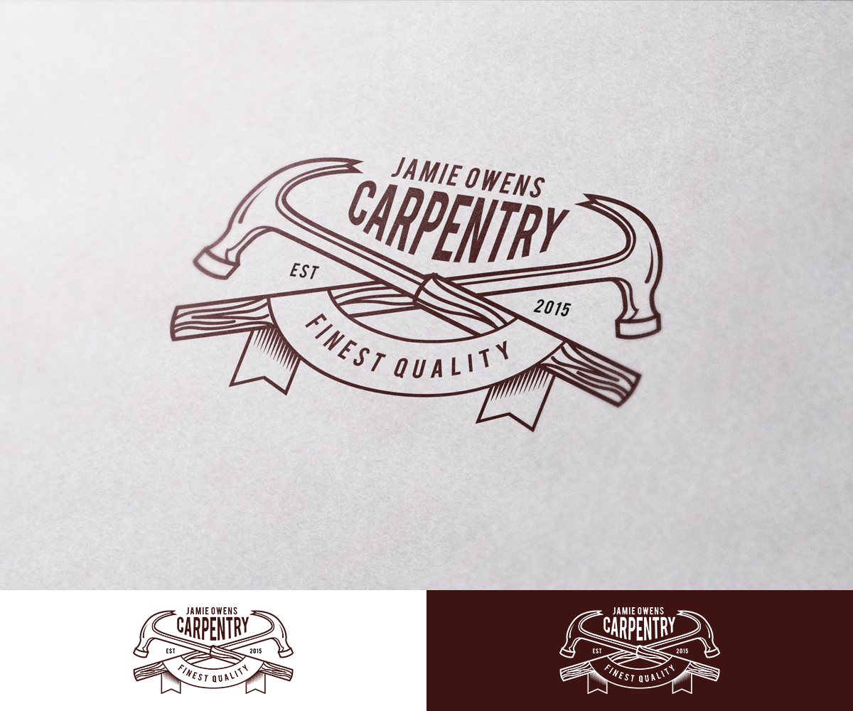Logo-Design von ZedrickYu für Jamie Owens Carpentry | Design #9929000