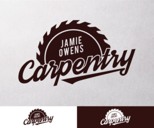 Logo Design by ZedrickYu for Jamie Owens Carpentry | Design: #9930412