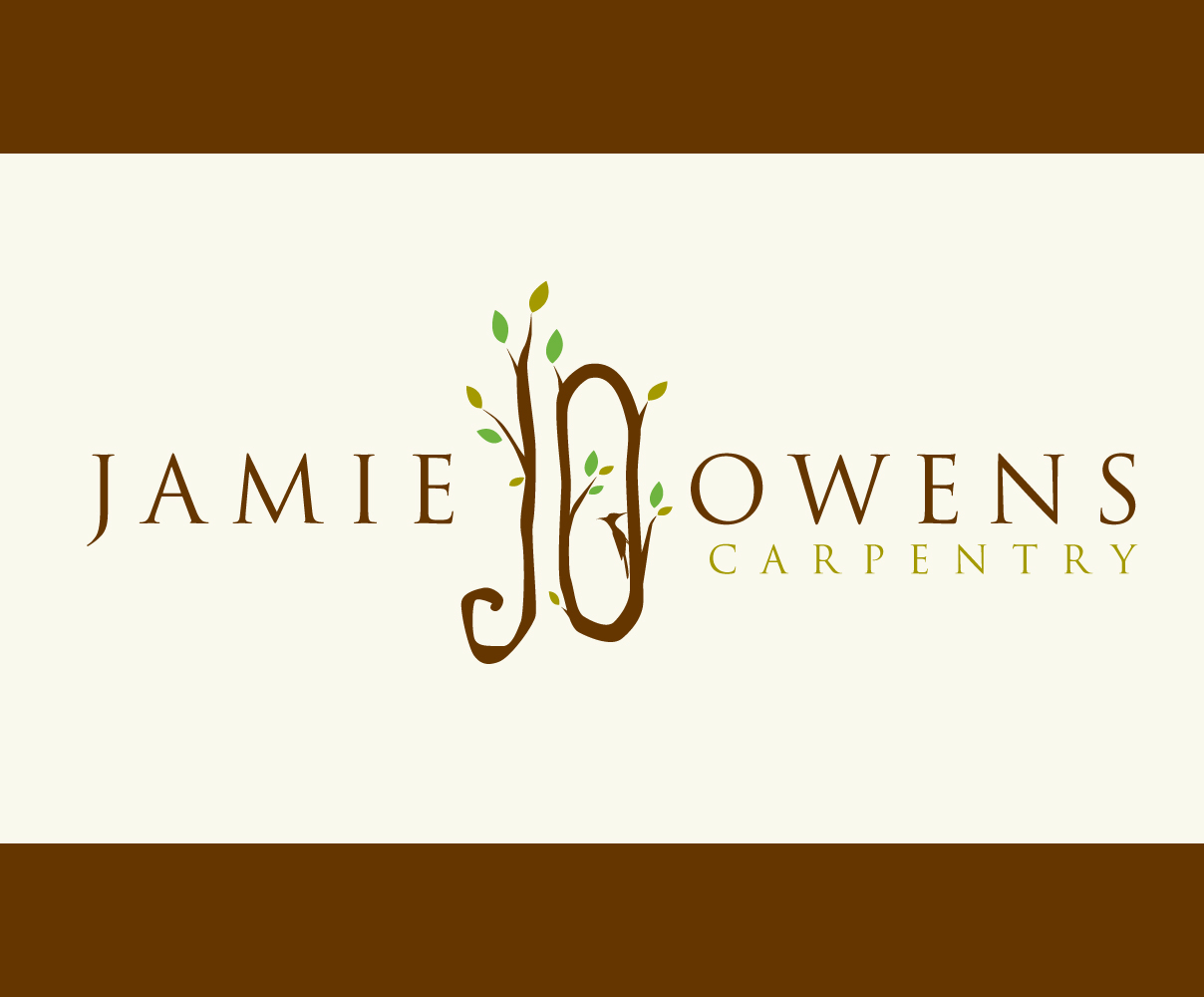 Logo Design by blue eye for Jamie Owens Carpentry | Design #9928815