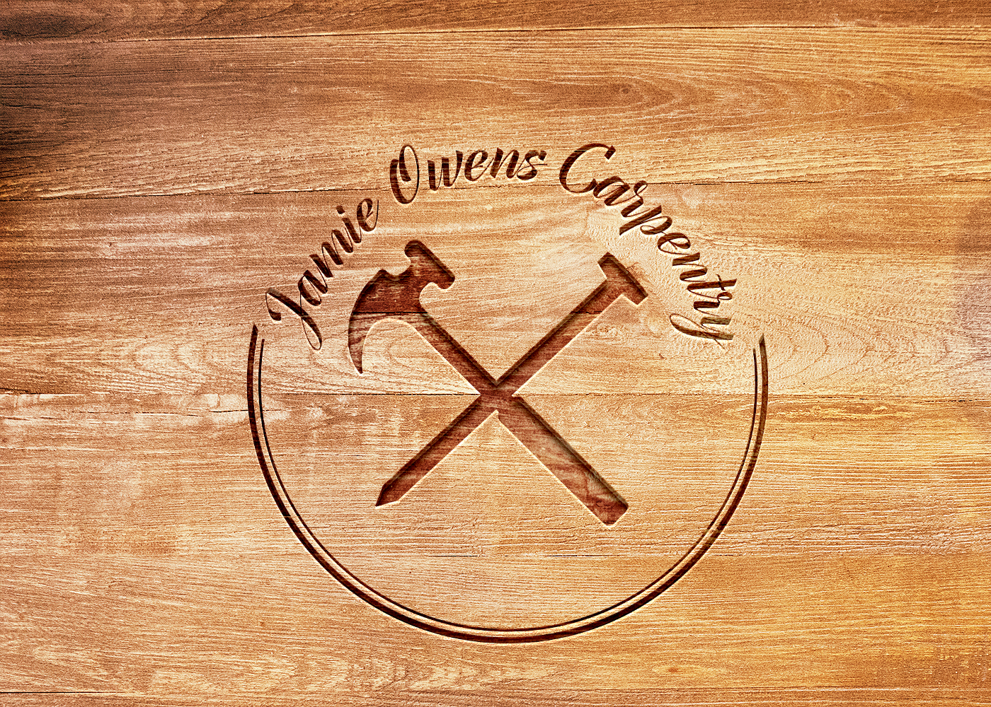 Logo Design by Saanu John for Jamie Owens Carpentry | Design #10093284