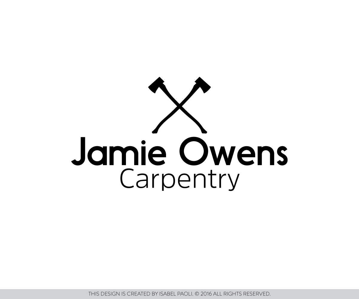 Diseño de Logo por isabel.paoli para Jamie Owens Carpentry | Diseño #10048426