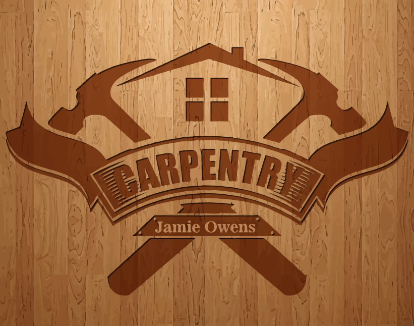 Logo Design by Bhavya Garg for Jamie Owens Carpentry | Design #10218944