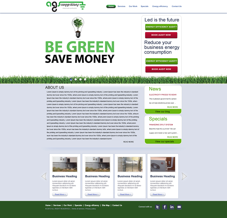 Wordpress Design by hetal patel for AGS Connections | Design #2218528