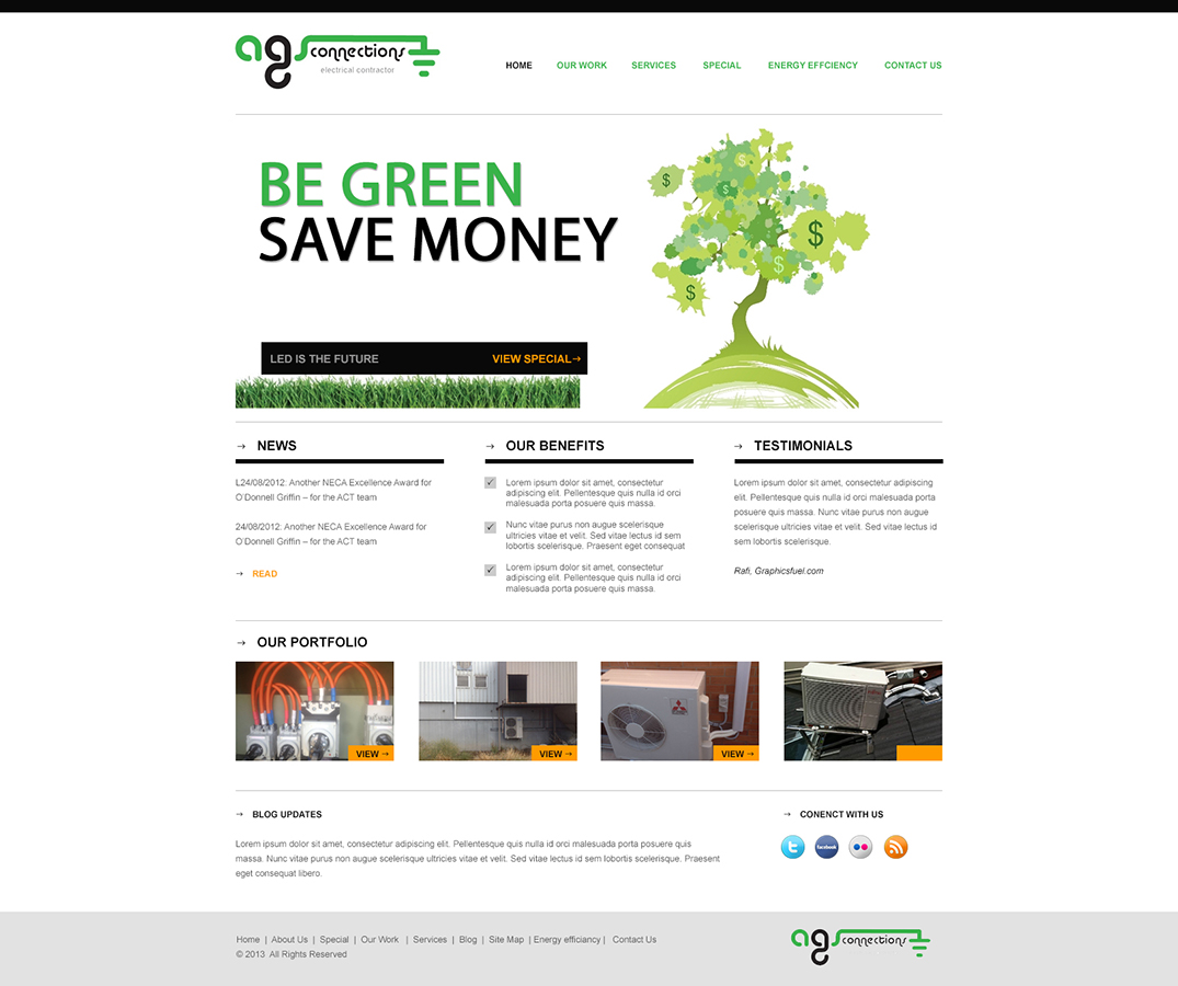 Wordpress Design by hetal patel for AGS Connections | Design #2218628
