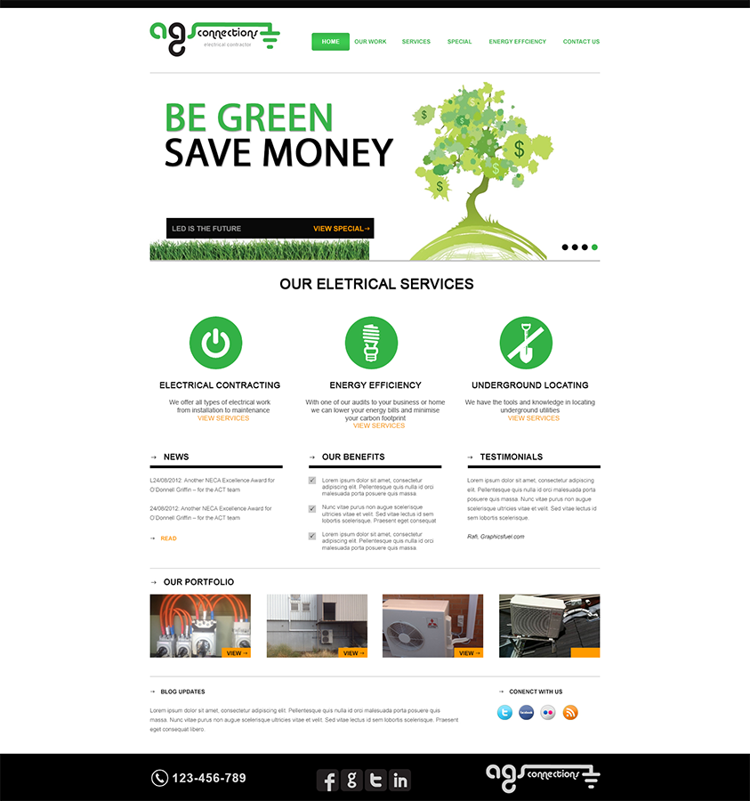 Wordpress Design by hetal patel for AGS Connections | Design: #2252464