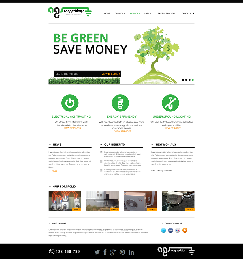 Wordpress Design by hetal patel for AGS Connections | Design #2540135