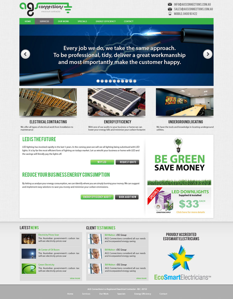 Wordpress Design by Christians Playground for AGS Connections | Design #2206026