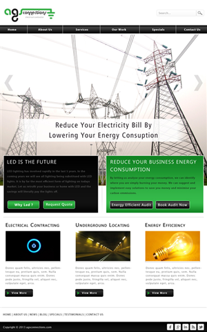 Wordpress Design by idesign for AGS Connections | Design #2199603