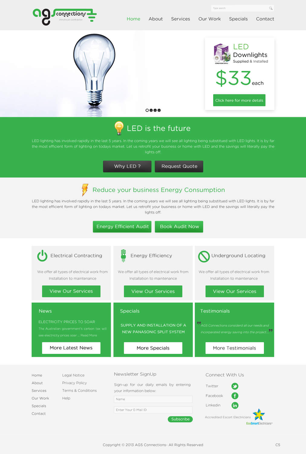 Wordpress Design by pb for AGS Connections | Design #2160894