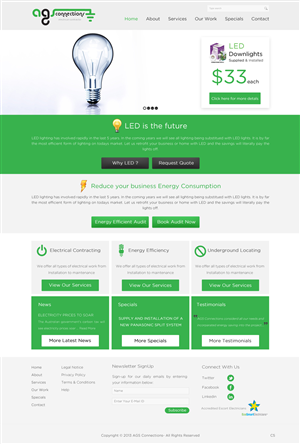 Wordpress Design by pb for AGS Connections | Design: #2160894