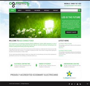 Wordpress Design by pb for AGS Connections | Design: #2160900