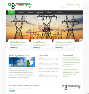 Wordpress Design by pb for AGS Connections | Design: #2160905