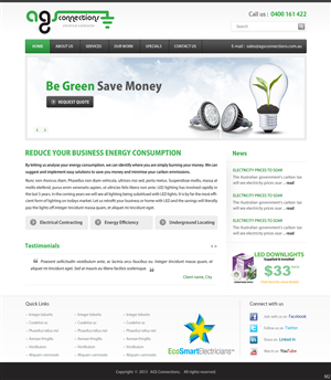 Wordpress Design by pb for AGS Connections | Design: #2160907