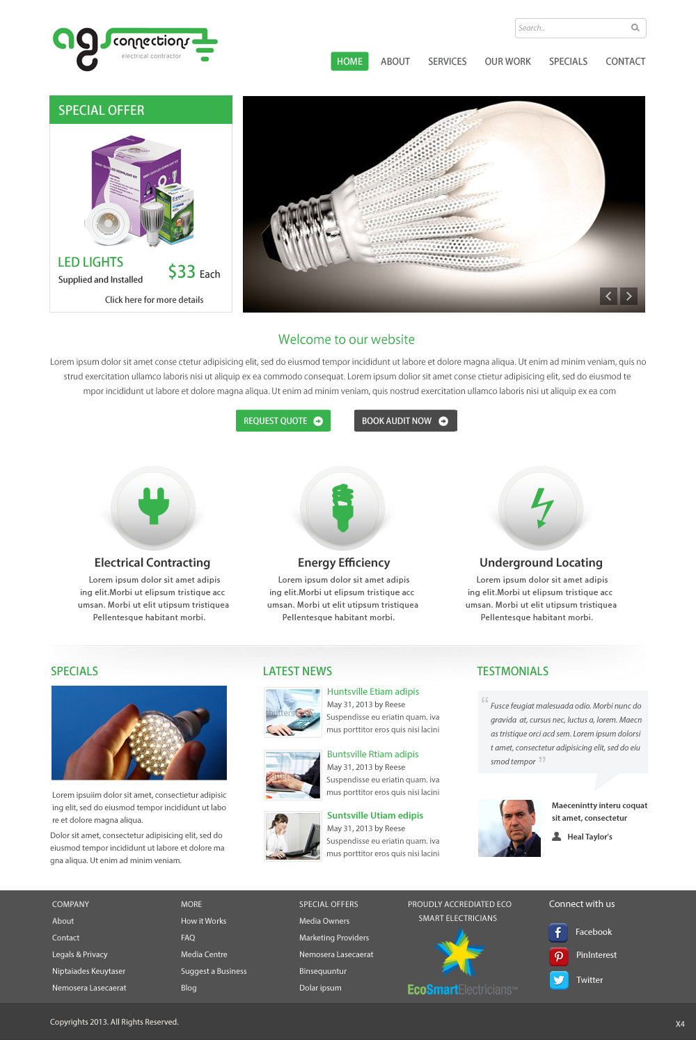 Wordpress Design by pb for AGS Connections | Design #2167783