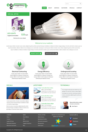 Wordpress Design by pb for AGS Connections | Design: #2167783