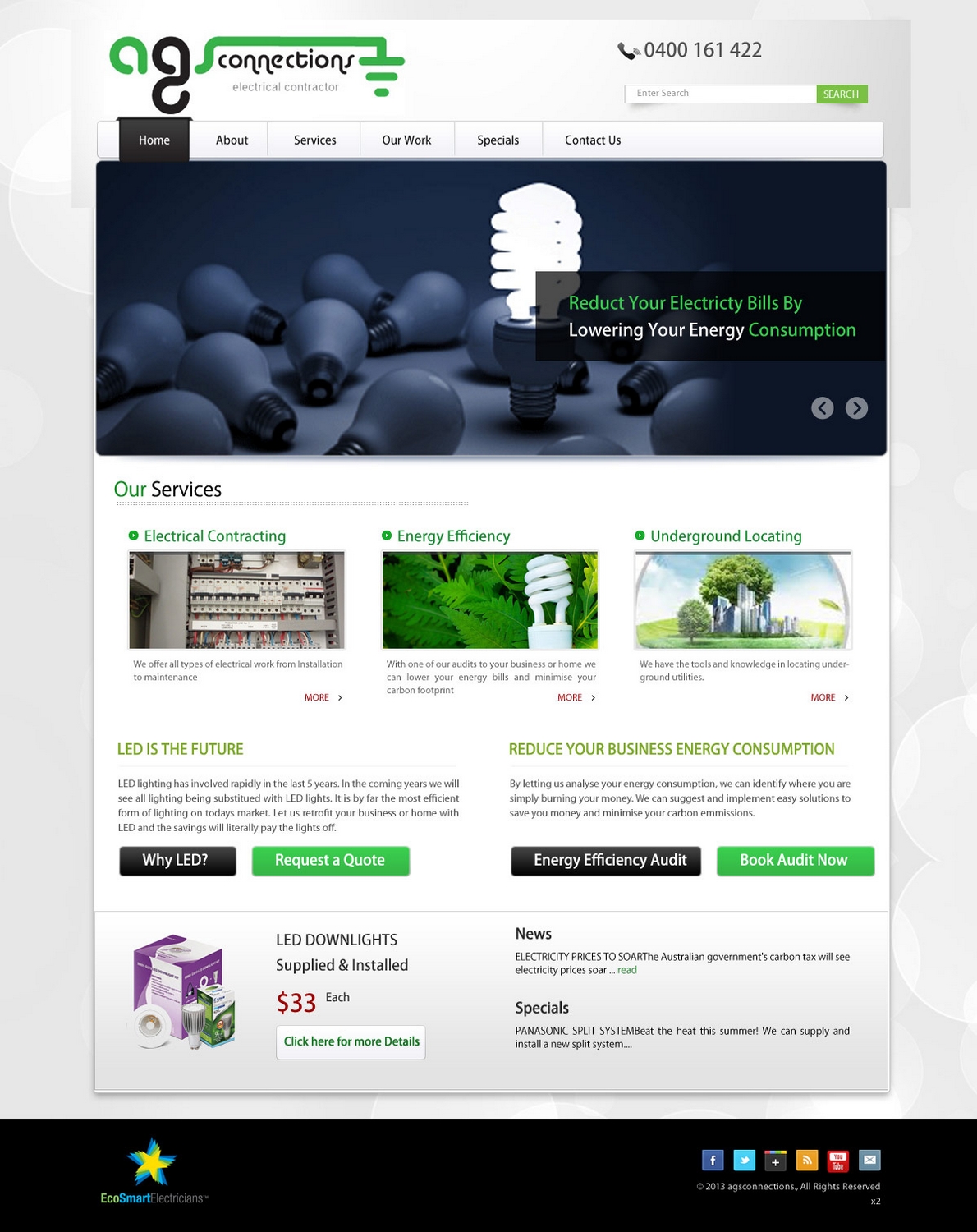 Wordpress Design by pb for AGS Connections | Design #2167784