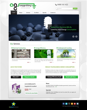 Wordpress Design by pb for AGS Connections | Design: #2167784
