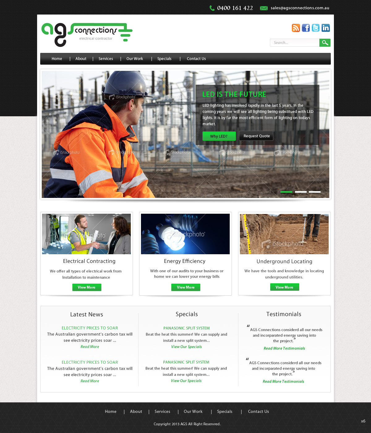 Wordpress Design by pb for AGS Connections | Design #2167786
