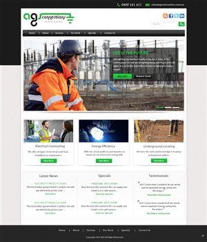 Wordpress Design by pb for AGS Connections | Design: #2167786