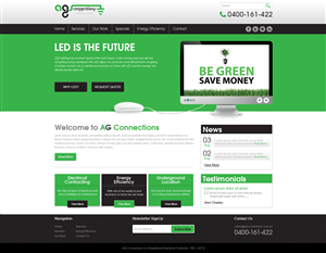 Wordpress Design by TechWise for AGS Connections | Design #2210563