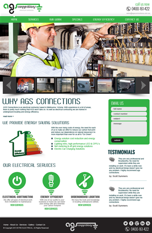 Wordpress Design by jeckx2 for AGS Connections | Design: #2219441