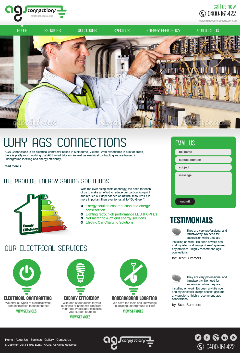 Wordpress Design by jeckx2 for AGS Connections | Design #2219480