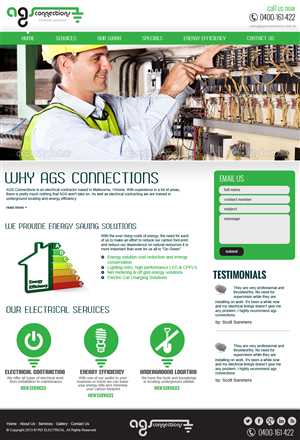 Wordpress Design by jeckx2 for AGS Connections | Design: #2219480